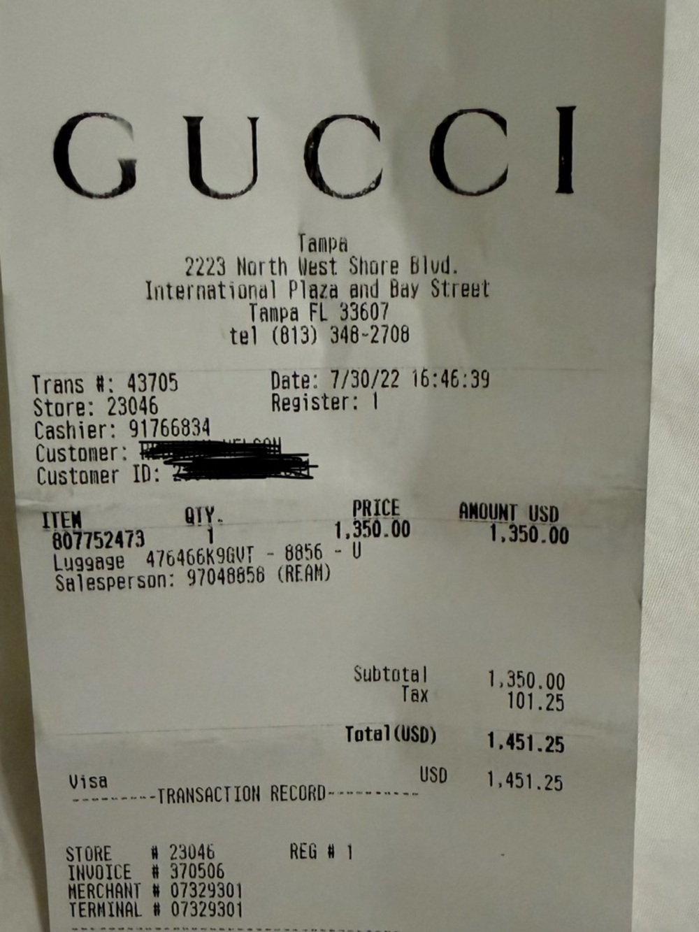 Gucci Supreme Neo Vintage Crossbody - Picture 7 of 11